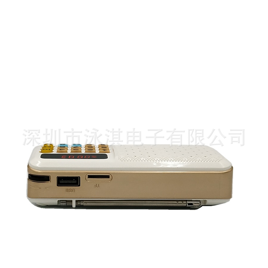 深圳收音机工厂 插卡收音机 收音机定制口袋收音机双电池小收音机示例图7