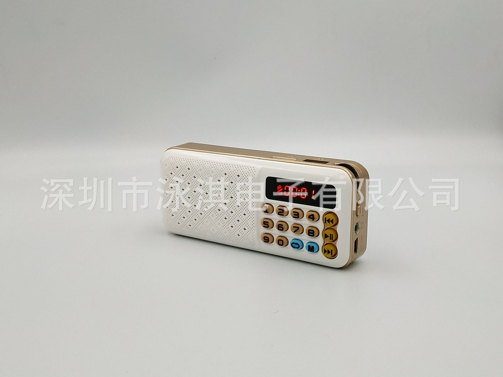 深圳收音机工厂 插卡收音机 收音机定制口袋收音机双电池小收音机示例图11