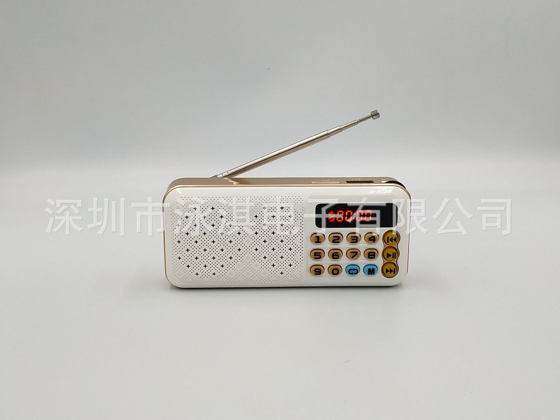 深圳收音机工厂 插卡收音机 收音机定制口袋收音机双电池小收音机示例图10