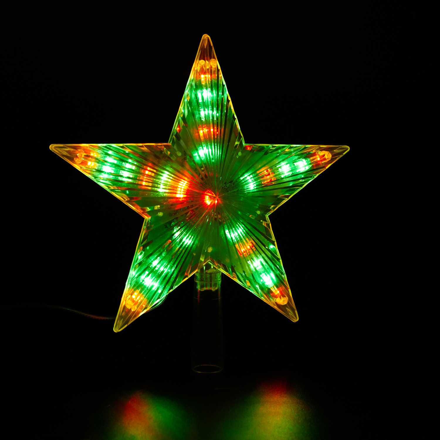 厂家直销 LED五角星树顶灯户外草坪灯圣诞树灯节日灯装饰彩灯串示例图5