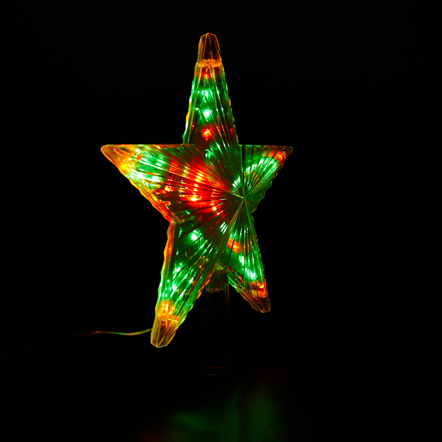 厂家直销 LED五角星树顶灯户外草坪灯圣诞树灯节日灯装饰彩灯串示例图4