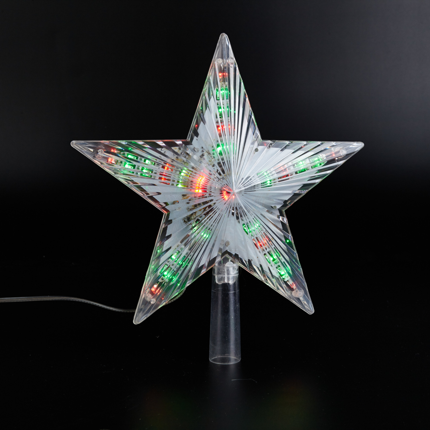 厂家直销 LED五角星树顶灯户外草坪灯圣诞树灯节日灯装饰彩灯串示例图6