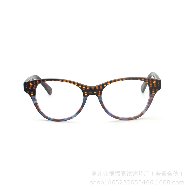 温州高端眼镜厂家 潮款金属圆框太阳镜批发 可来样定制墨镜示例图10