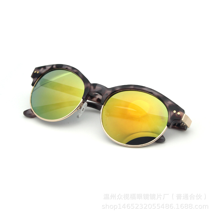 温州眼镜厂家 男士大框太阳镜 户外运动连体骑行风镜 可来样定制示例图7