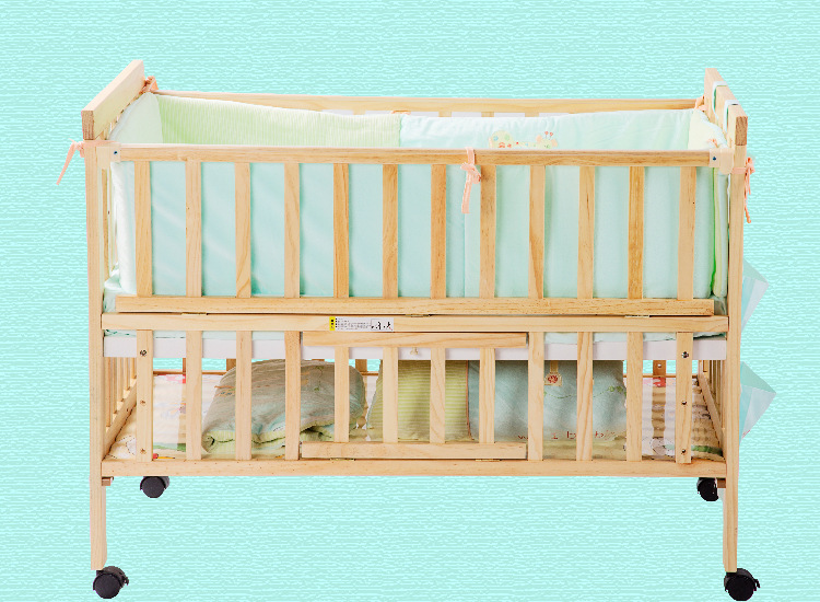 小宝乐家新品发布 全国招商 多功能书桌式实木婴儿床 儿童床示例图4