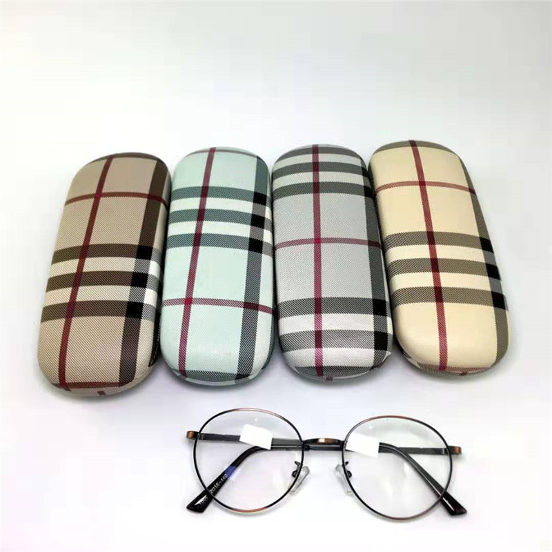 眼镜盒定制手工盒眼镜布近视眼镜盒皮革眼镜盒 太阳眼镜盒 皮质示例图9