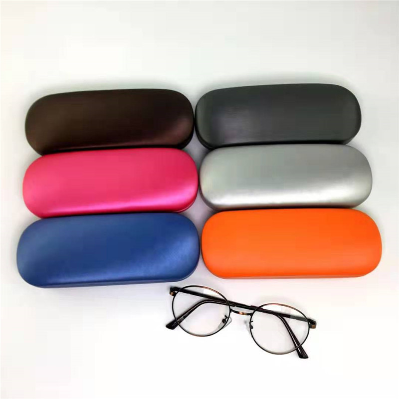 眼镜盒定制手工盒眼镜布近视眼镜盒皮革眼镜盒 太阳眼镜盒 皮质示例图8