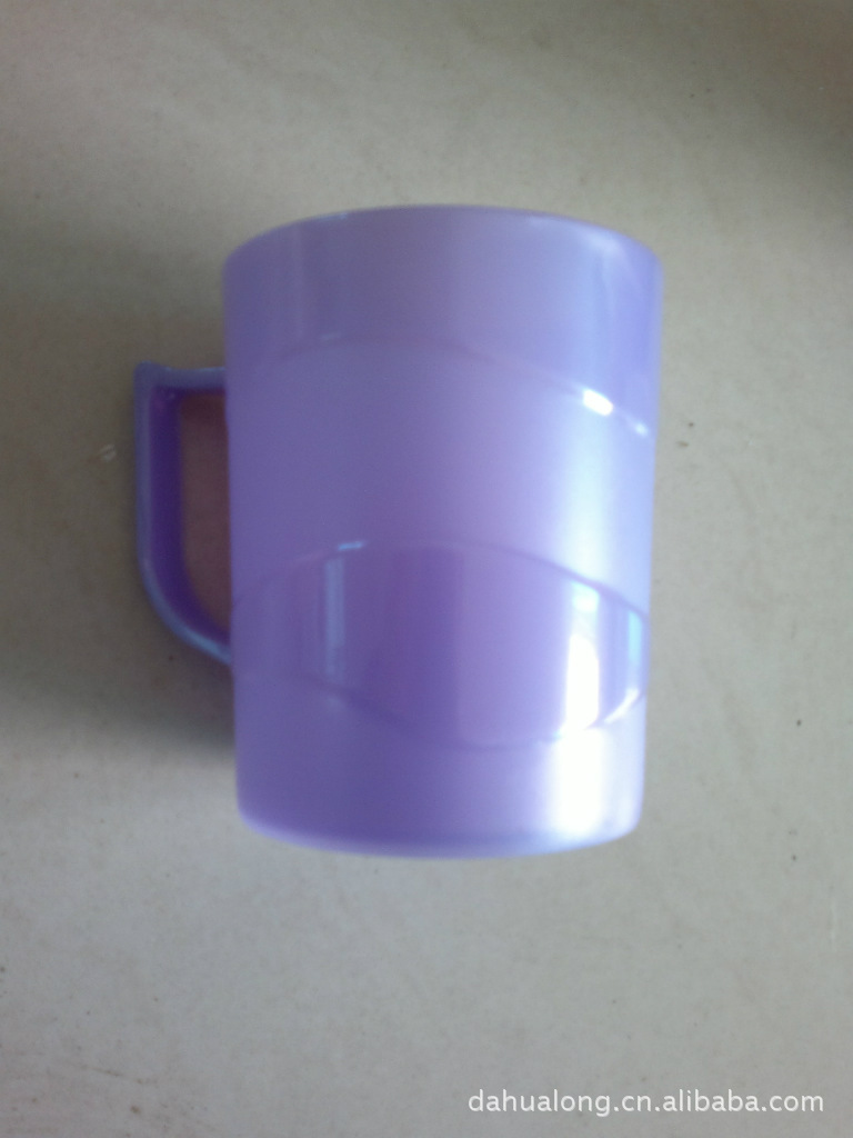 PS透明塑料杯PS动感磨砂塑料马克杯ABS塑料杯定制加工现货批发示例图2