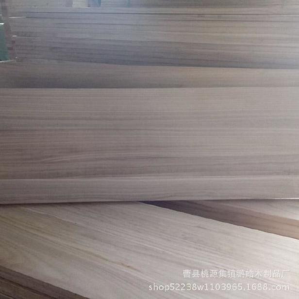 厂家供应桐木拼板 桐木直拼板 多规格实木板材 家具家装材料示例图7