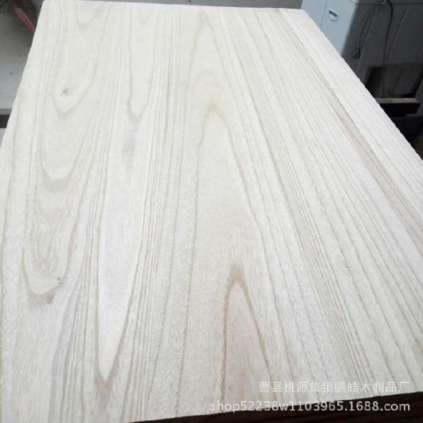 厂家供应桐木拼板 桐木直拼板 多规格实木板材 家具家装材料示例图5