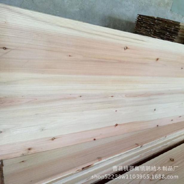 厂家直销杉木直拼板杉木工艺品用板杉木沙发底板示例图4