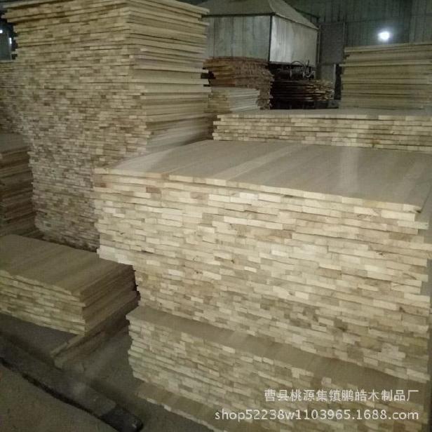 生产厂家直销杨木拼板 杨木直拼板 杨木集成材各种规格可定做示例图8