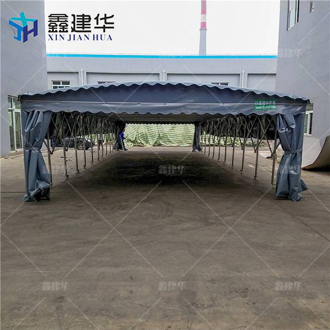 河南郑州巩义 户外临时推拉棚 电动室外雨棚 大跨度可做