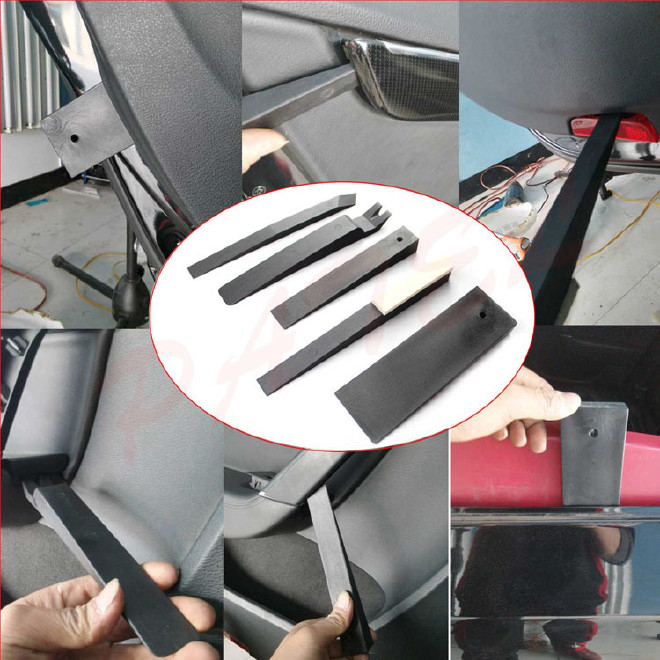 汽车音响拆装工具5件套 仪表台拆装工具 塑料楔子卡子工具套装示例图8