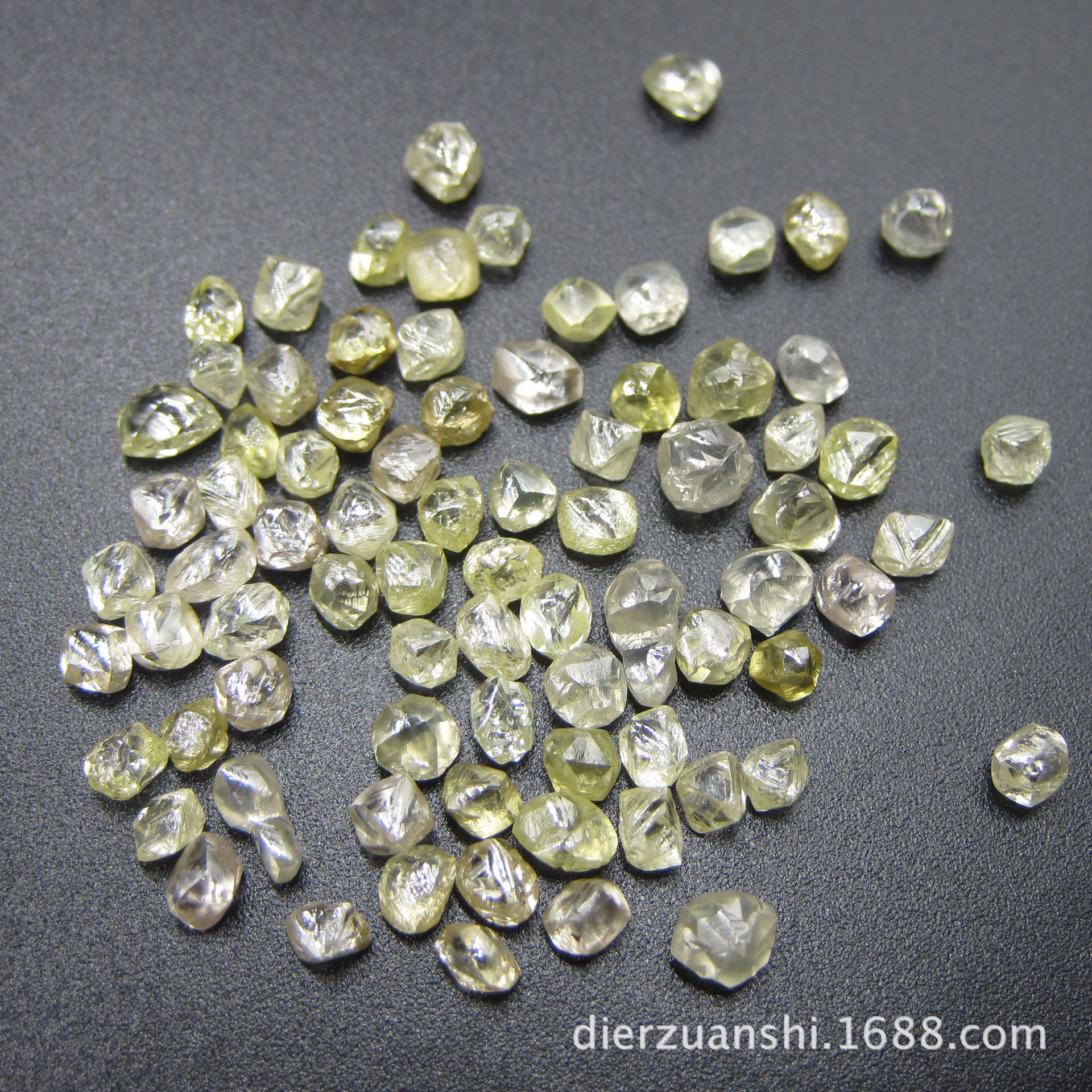 天然金刚石钻石原石颗粒透明干净超硬材料实验标本收藏示例图72