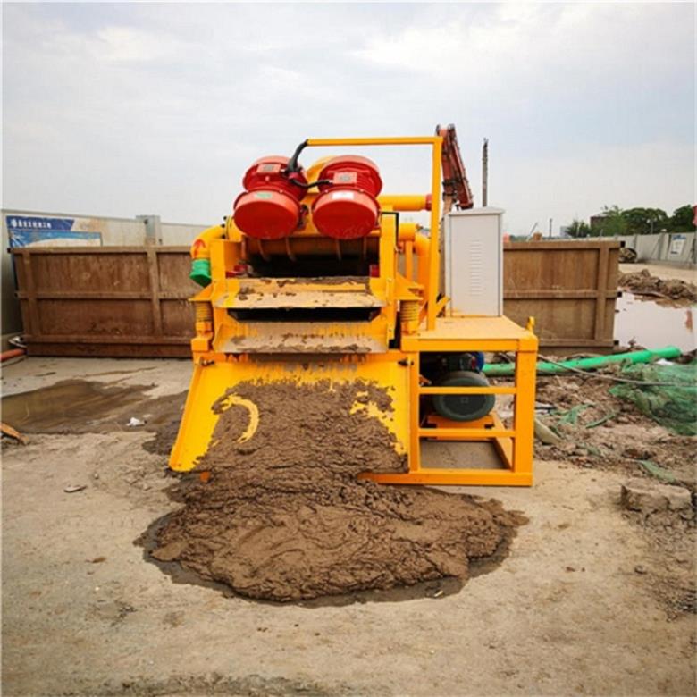 鞍山地基打桩泥浆脱水设备泥水砂浆分离器价格和处理量山西万泽锦达机械制造WFL-250