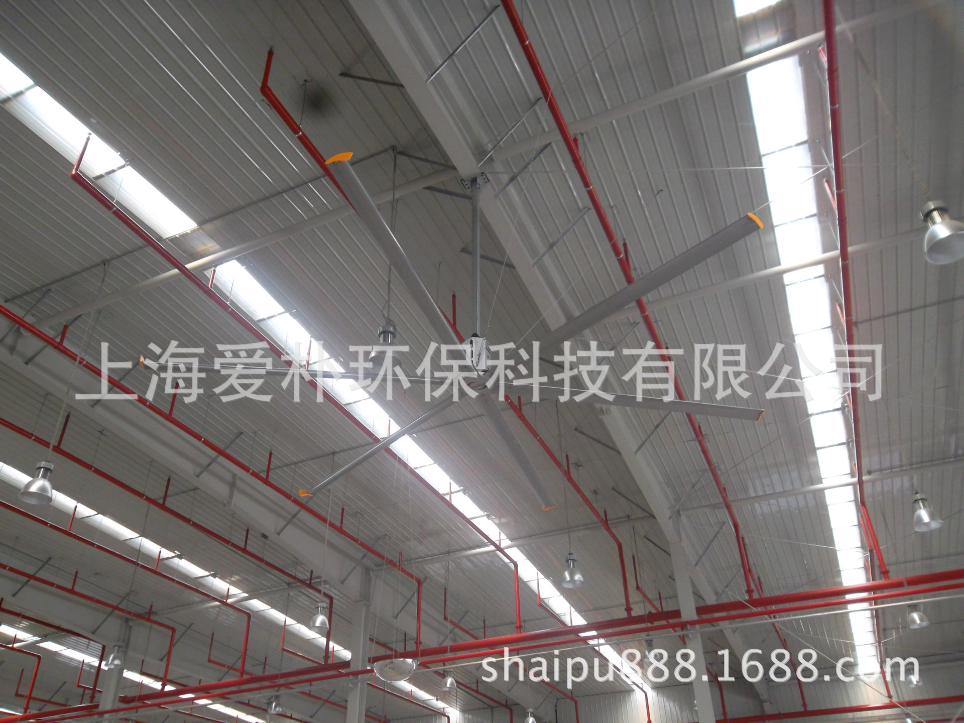 5.8米仓库吊扇，6.3米通风大吊扇，2.8米散热大吊扇，2.4米小吊扇示例图3