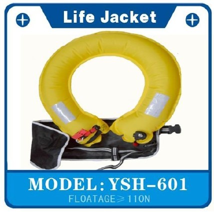 厂家直销新款定制款防溺水救生腕带自救手环儿童成人充气救生衣示例图3