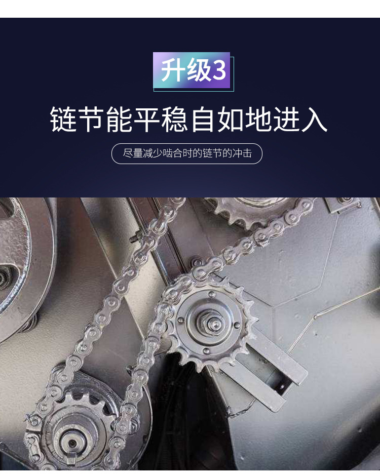 厂家专供 32A36齿链轮 大型机械传动设备 工业传动大齿轮链轮示例图10