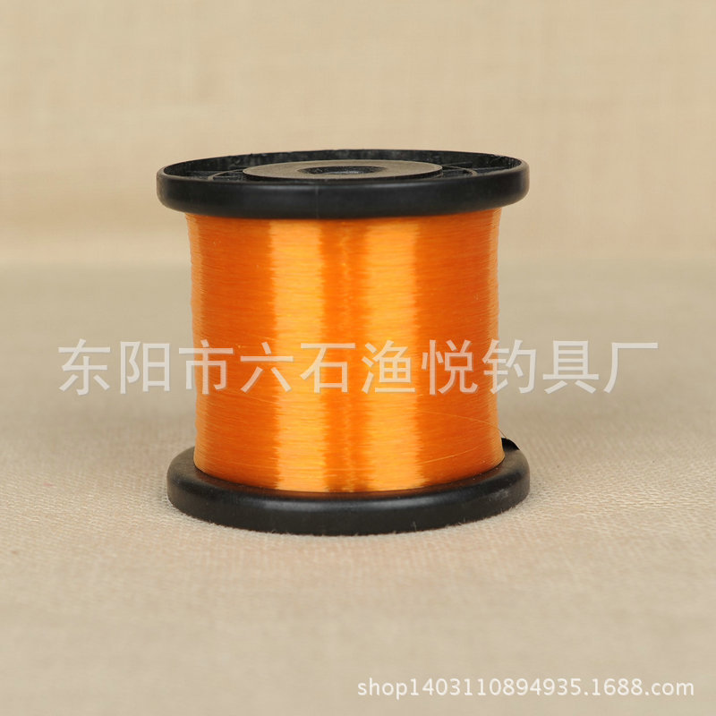 厂家直销 日本原丝彩色透明高强度胶丝线 防咬耐磨渔网线半斤装示例图32