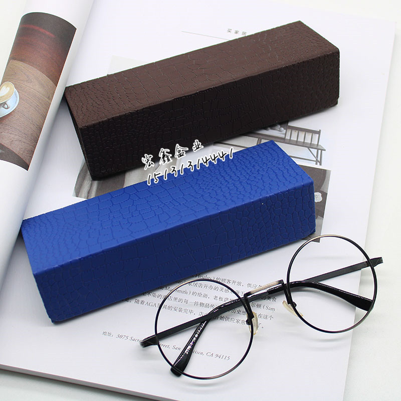 厂家直销折叠眼镜盒老花镜盒近视镜盒彩色太阳镜盒批发可定制LOGO示例图48