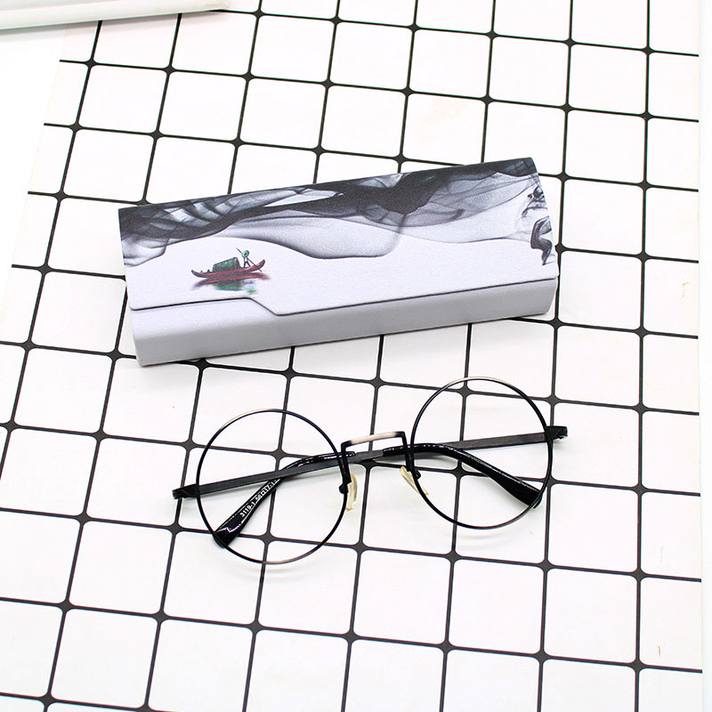 厂家直销手工眼镜盒光学镜盒老花镜盒近视镜盒卡通镜盒可定制LOGO示例图52