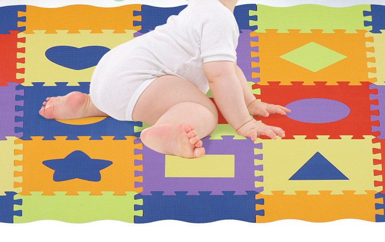 萌乐宝XPE婴幼儿爬行垫拼图泡沫地垫无味环保防摔示例图11