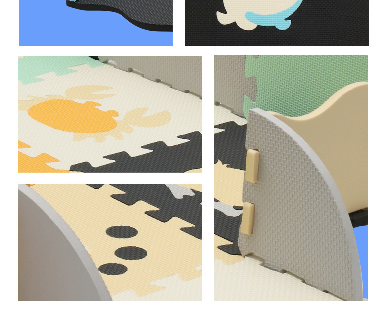 卡通小动物系列宝宝拼图泡沫地垫防潮防滑爬行垫客厅卧室坐垫批发示例图14