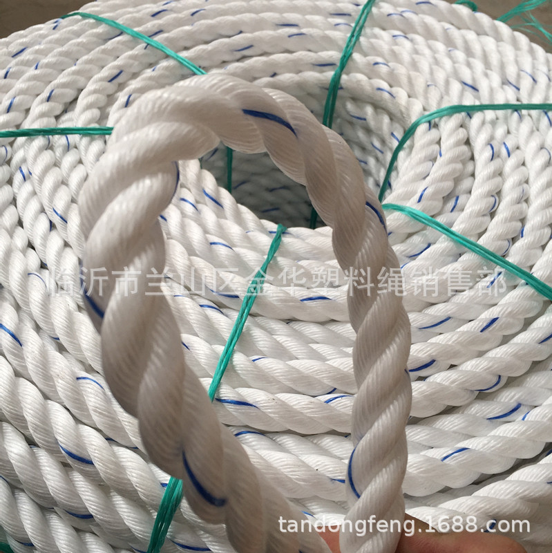 厂家自销 聚乙烯扁丝绳 缆绳 海水养殖 高强力 亚麻绳 清粪机绳示例图9