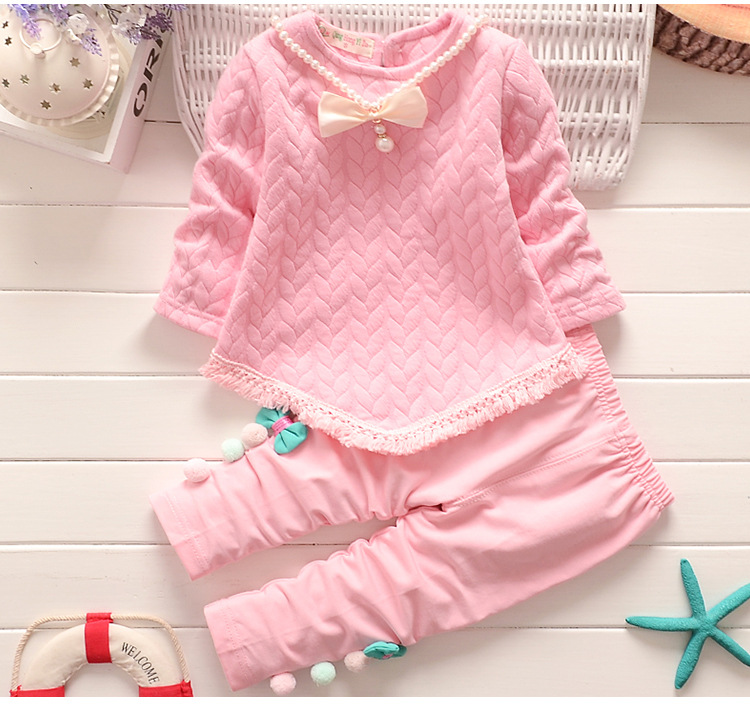 2019儿童秋装套装新款韩版宝宝女童男童套装纯棉长袖中小童两件套示例图6