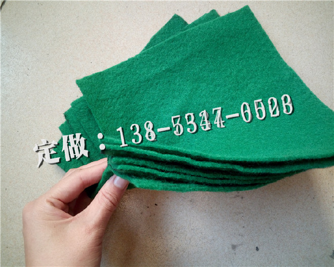 350克绿色土工布 土工布无纺布绿色 园林绿化养护针刺涤纶土工布示例图7