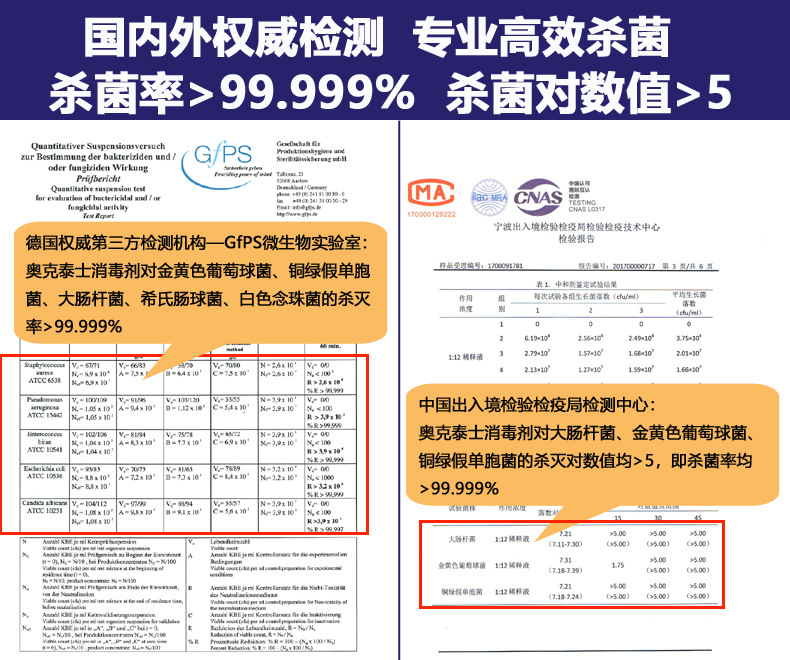 湿巾杀菌剂 不变色替代卡松广谱杀菌 德国原装进口水体消毒杀菌剂示例图11