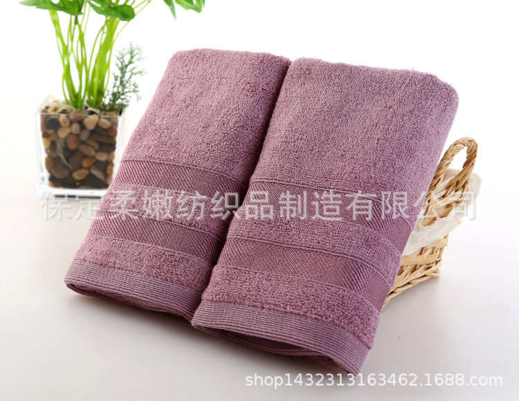 【柔嫩】竹纤维双段方巾 34*34cm 礼品方巾可订做logo厂家批发示例图21