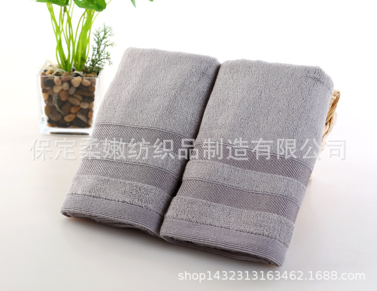 【柔嫩】竹纤维双段方巾 34*34cm 礼品方巾可订做logo厂家批发示例图20