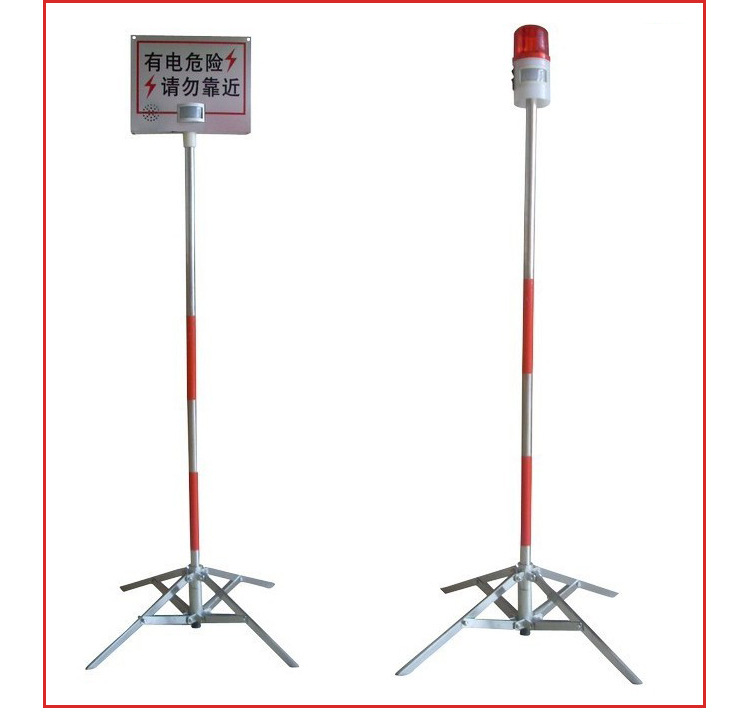 厂家直销电力不锈钢伸缩护栏伞式支架反光护栏支架警示杆四角支架示例图3