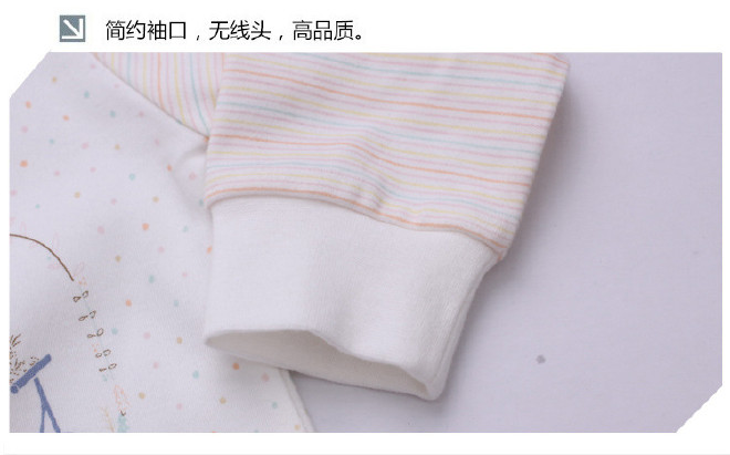 2017年秋冬新款婴儿服装连体衣宝宝长袖哈衣纯棉动物加工批发示例图11