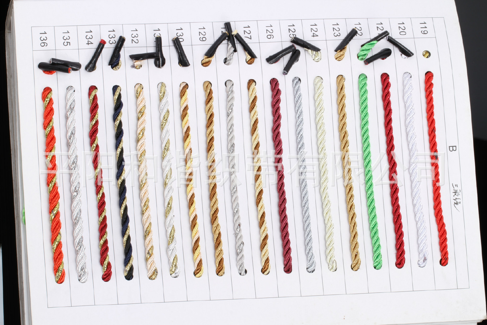 【和谐织带】专业生产手提三股扭绳，卡头手挽绳示例图10