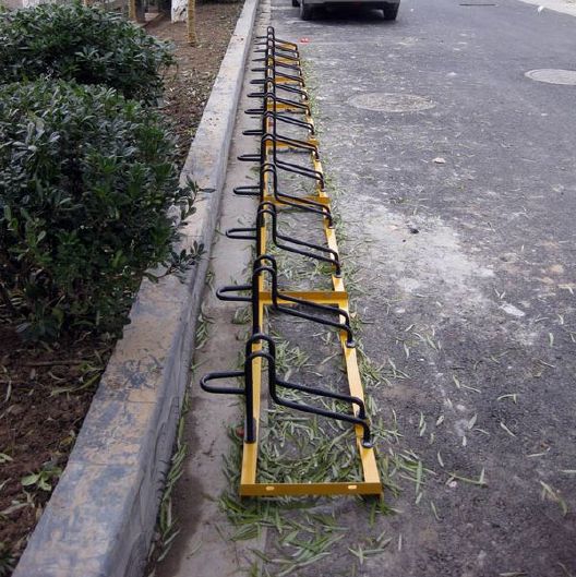 白云区市政工程道路两旁专用自行车停车架示例图6