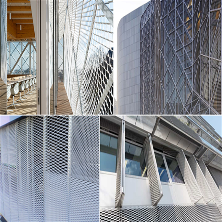 台前铝拉网板价格 铝防护网 铝板装饰幕墙网