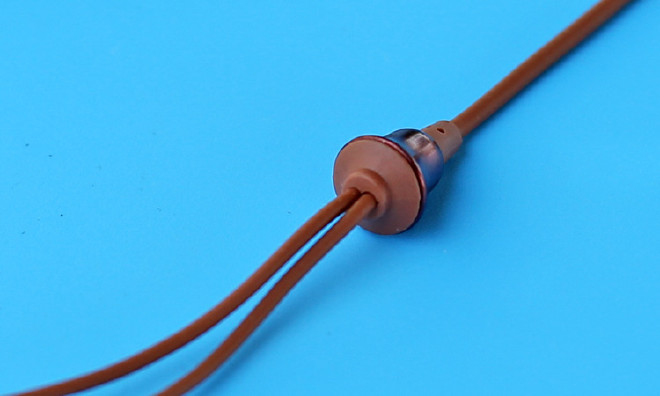 DIY耳机线 棕色长短线耳机线 超软 外观很酷 耳机维修换线可用示例图3