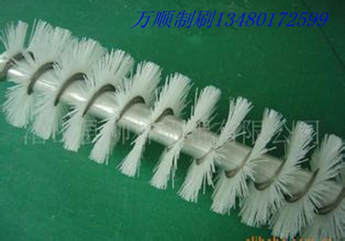 厂家直尼龙毛刷辊 缠绕弹簧式毛刷辊 密封条形刷示例图4