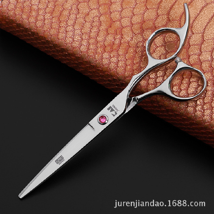 6.0寸红宝石美容美发剪刀 理发剪刀 平剪牙剪 可定制 （LOGO）示例图36