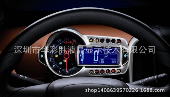 轮胎温度气压实时监控 无线汽车胎压监测仪LCD液晶屏示例图6