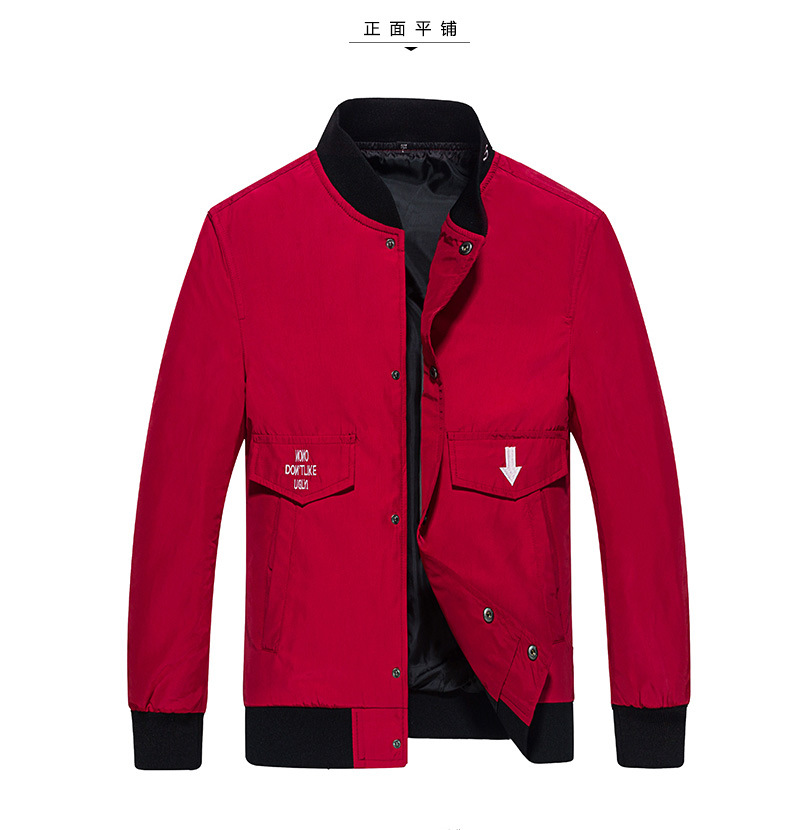 秋季新款男式夹克工厂直销 创意款2017新品立领棒球夹克男装外套示例图13
