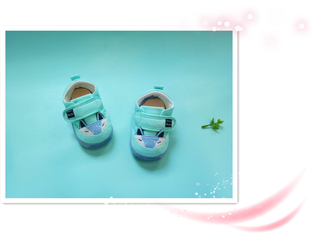 2018新款婴儿秋鞋 魔术贴学步鞋 0-1岁婴儿学步鞋 透气棉布鞋示例图12