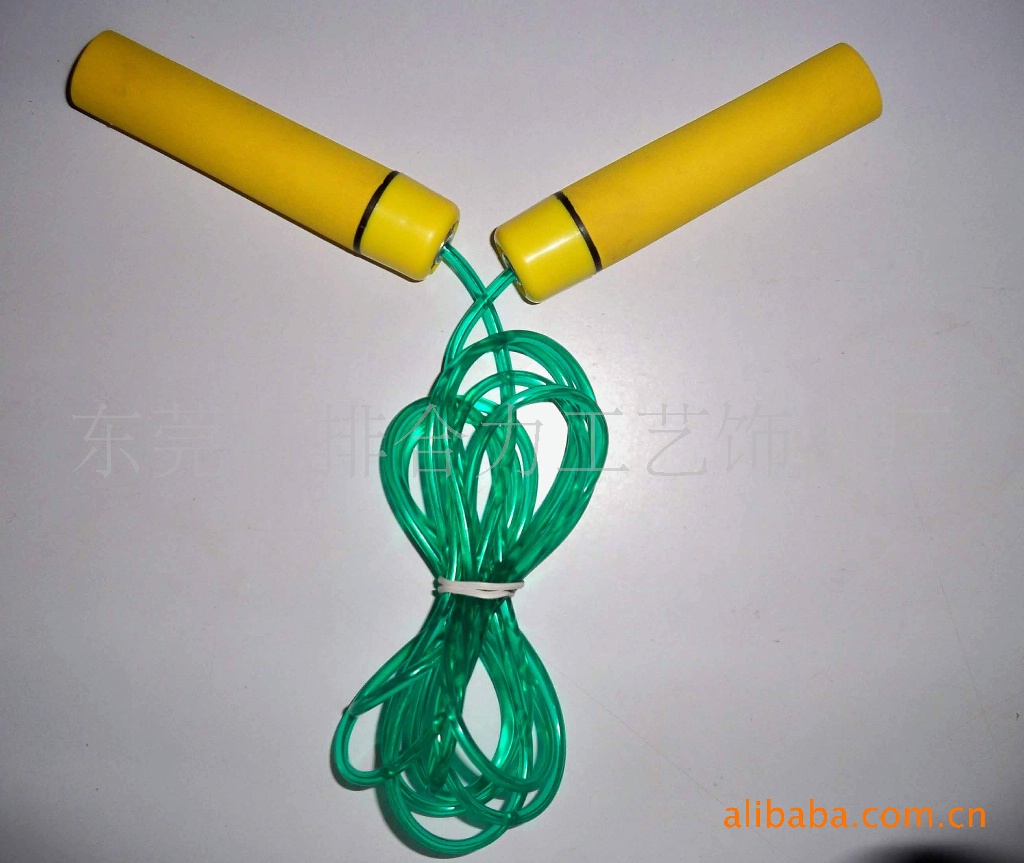 厂家供应PU绳透明绳胶绳 PVC儿童跳绳 现货批发直销运动健身跳绳示例图3