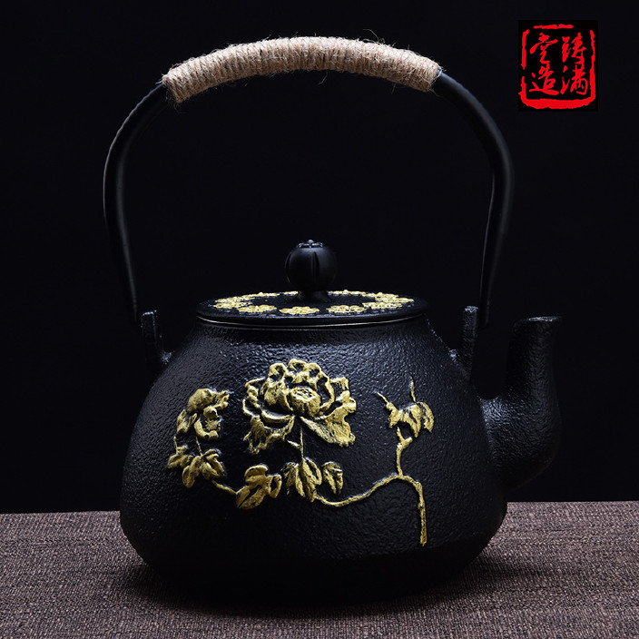 铁壶特价 铁壶铸铁 日本无涂层生铁壶老铁壶煮水茶壶茶具 铁茶壶示例图1
