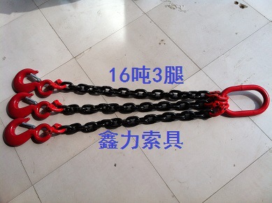 厂家生产80级链条吊索具 3腿成套吊索具 起重环形链条吊索具示例图4