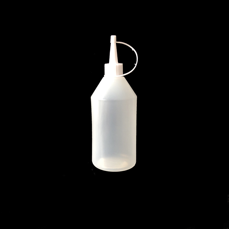 250ml水精灵颜料塑料瓶胶水瓶金粉瓶尖嘴瓶美缝剂瓶闪光胶瓶PE示例图6