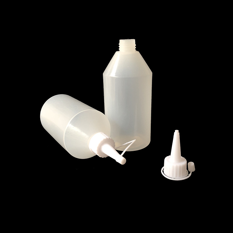 250ml水精灵颜料塑料瓶胶水瓶金粉瓶尖嘴瓶美缝剂瓶闪光胶瓶PE示例图9